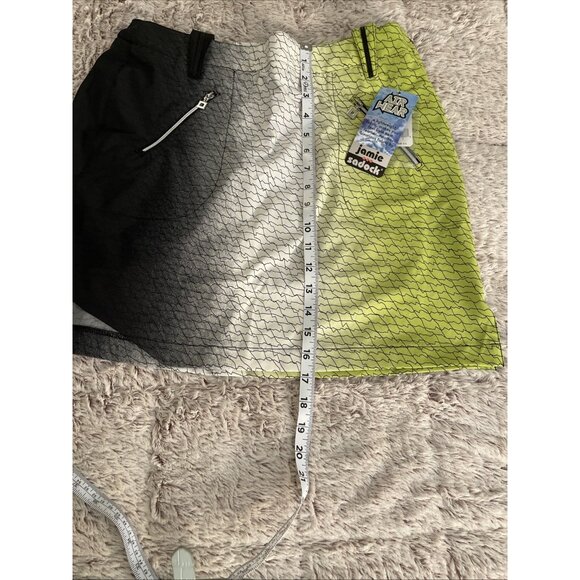 NWT Jamie Sadock Skort Womens 4 Gradient Black Green White Golf Removable Shorts - Picture 12 of 16